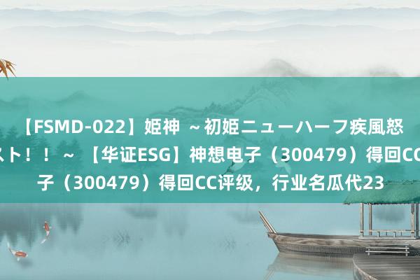 【FSMD-022】姫神 ～初姫ニューハーフ疾風怒濤の初撮り4時間ベスト！！～ 【华证ESG】神想电子（300479）得回CC评级，行业名瓜代23