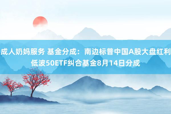 成人奶妈服务 基金分成：南边标普中国A股大盘红利低波50ETF纠合基金8月14日分成