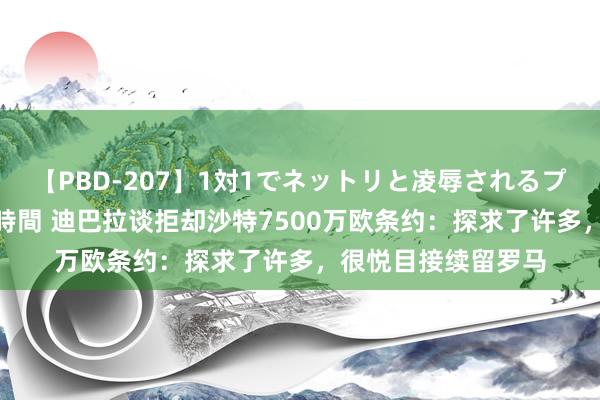 【PBD-207】1対1でネットリと凌辱されるプレミア女優たち 8時間 迪巴拉谈拒却沙特7500万欧