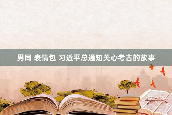 男同 表情包 习近平总通知关心考古的故事